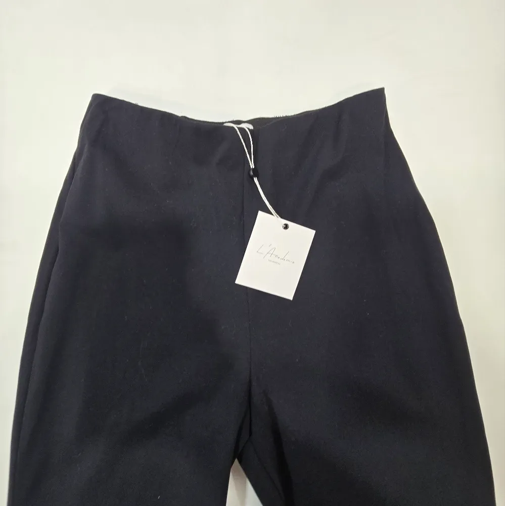 L'Academie x Marianna Hewitt Anouka Knit Slim Pant in Black - Image 6