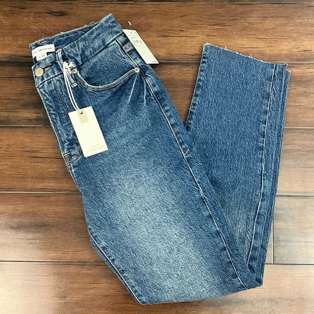 NWT - Good American Good Classic Jeans - Size 2/26 - Image 3