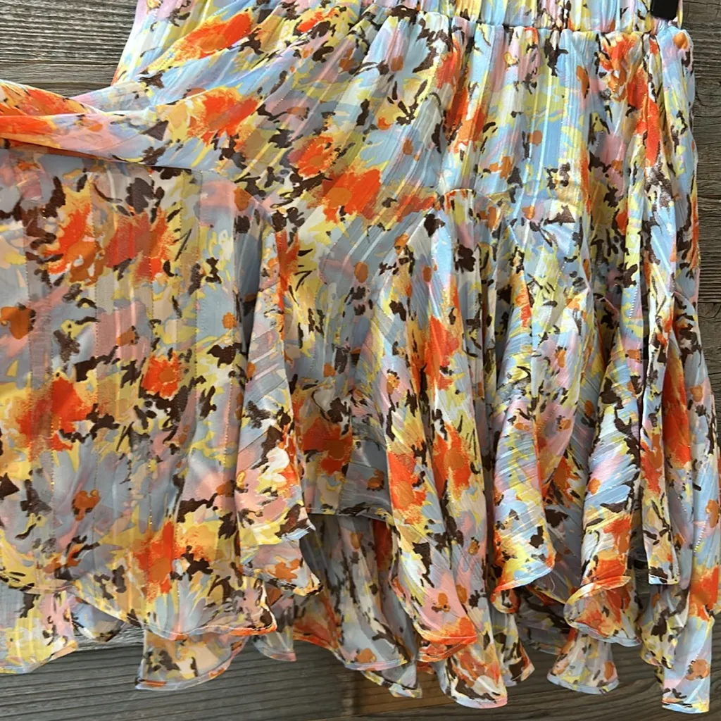 Elliatt Laquat Skirt in Multi Floral NWT Size XS - Image 3