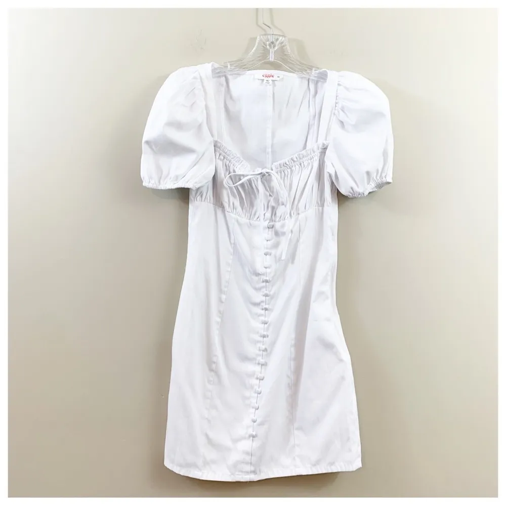Eggie x Urban Outfitter’s Dahlia White Mini Dress XS - Image 3