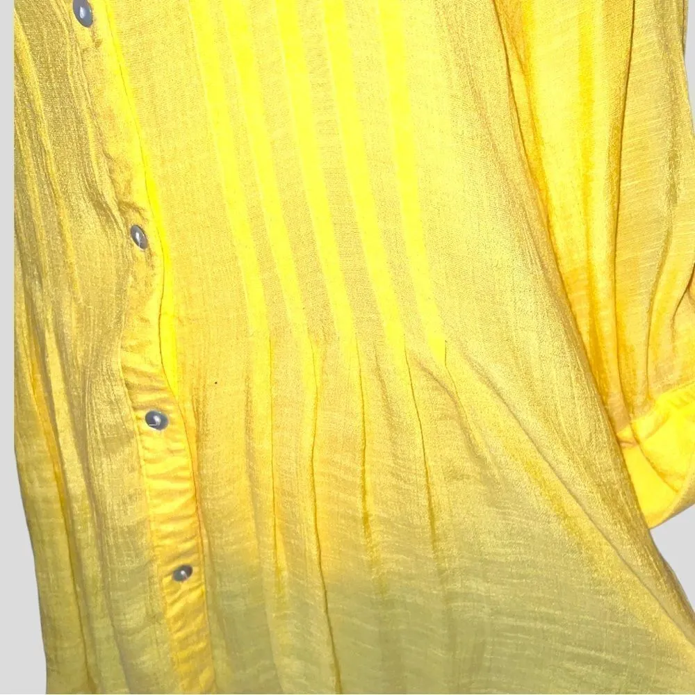 Ruby rd yellow button up blouse! - Image 6