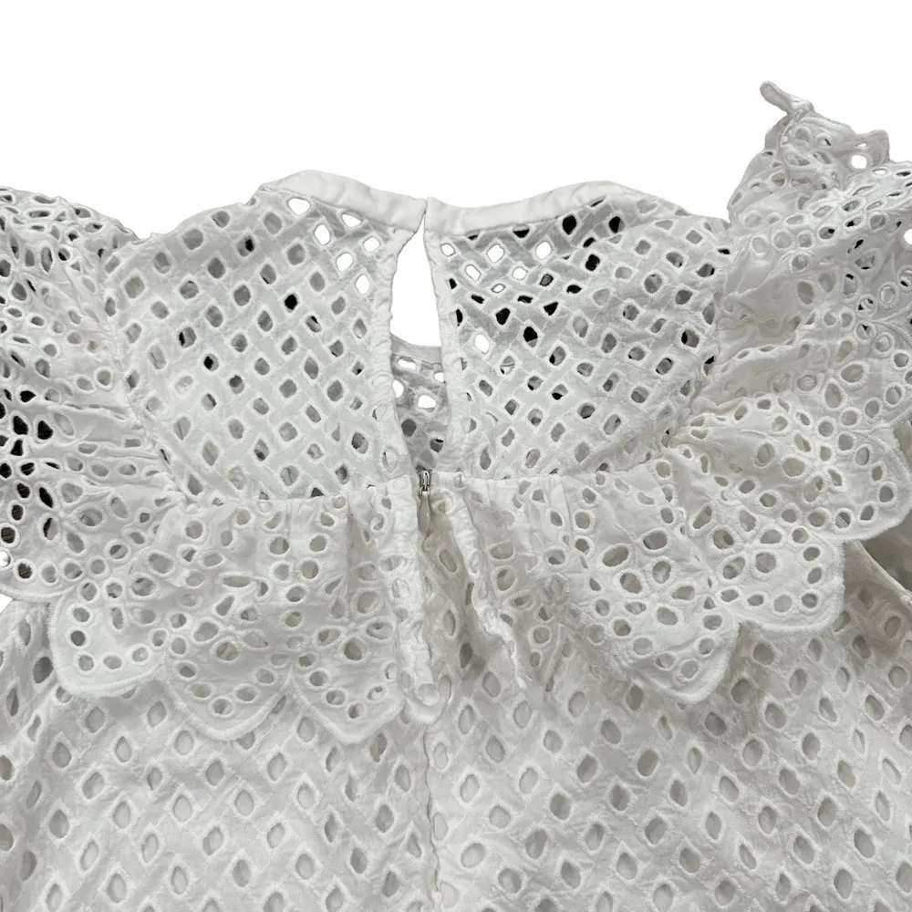 Endless Rose cotton eyelet cold shoulder blouse - Image 10