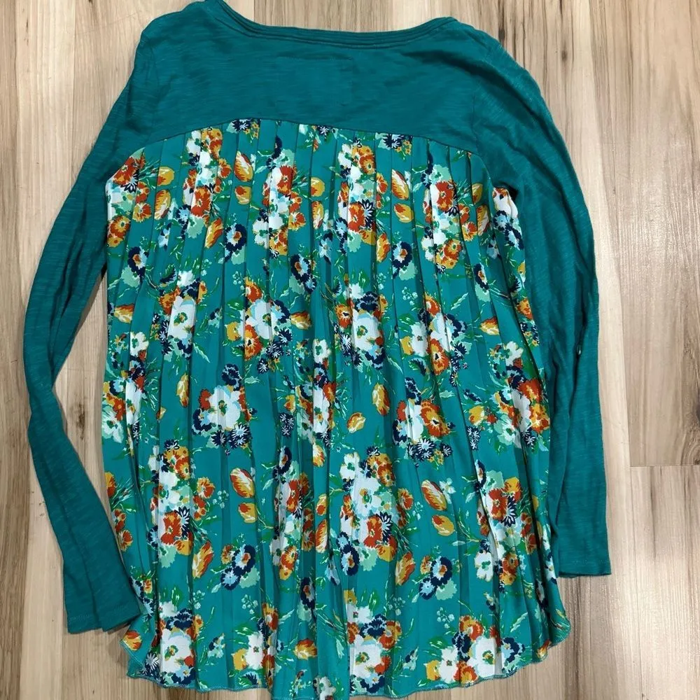 Anthropologie Paper Locket Mixed Media Blouse Women’s XS - Image 6