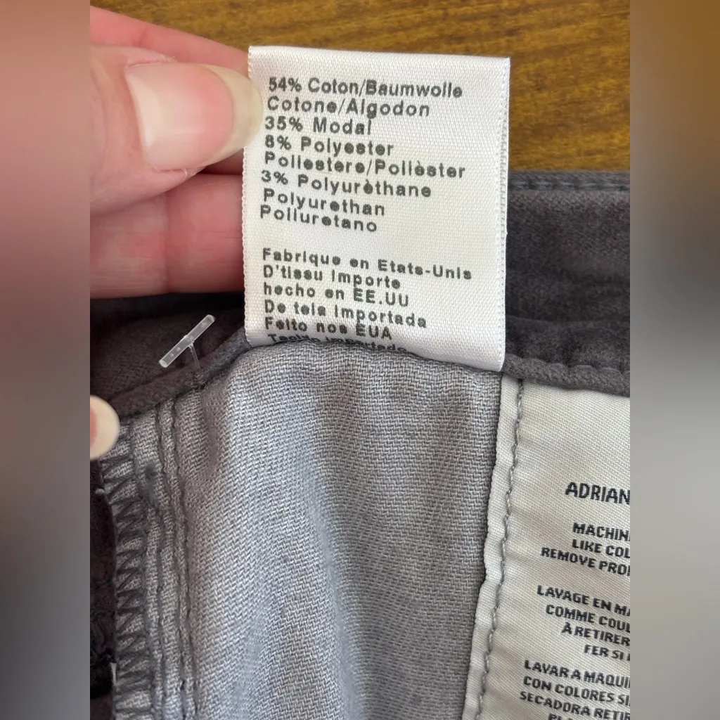 NWOT AG Adriano Goldschmied Women's 27 Charcoal The Farrah Skinny High Rise Pant - Image 5