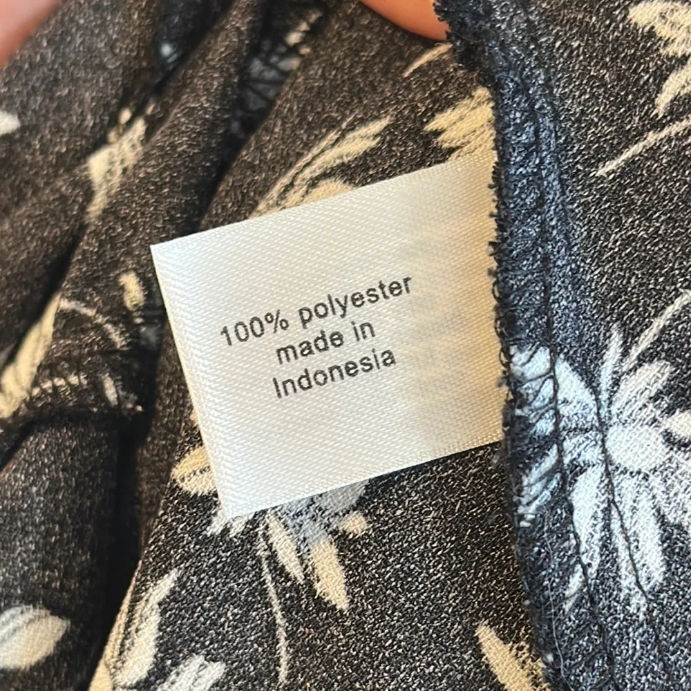 Lane Bryant Black White floral Ruffled Tiered high low off the shoulder Sundress - Image 5