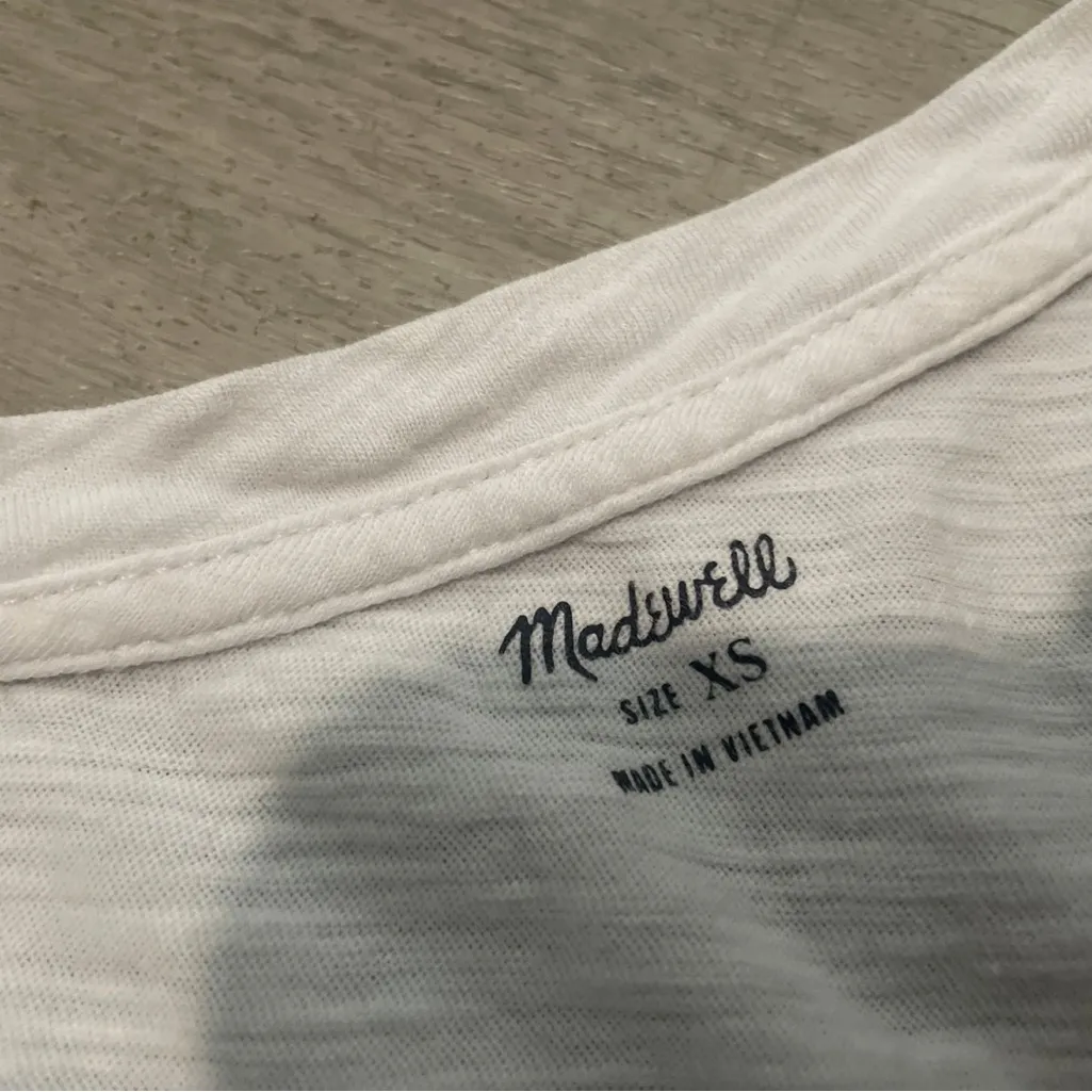 Madewell White Tank Top - Image 2