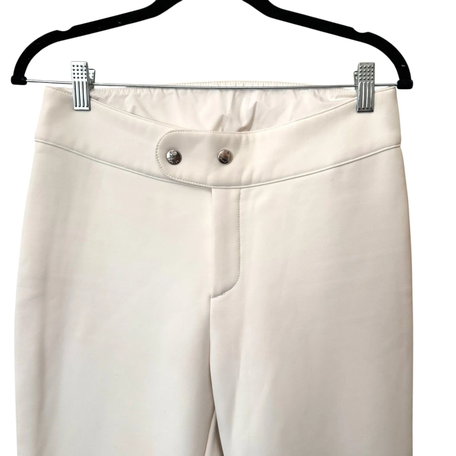 BOGNER Fleece Lined Ski Pants White Sz‎ 8 LONG - Image 5