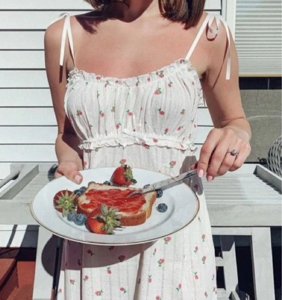 FOR LOVE & LEMONS Blossom Pointelle Slip Dress - Image 8