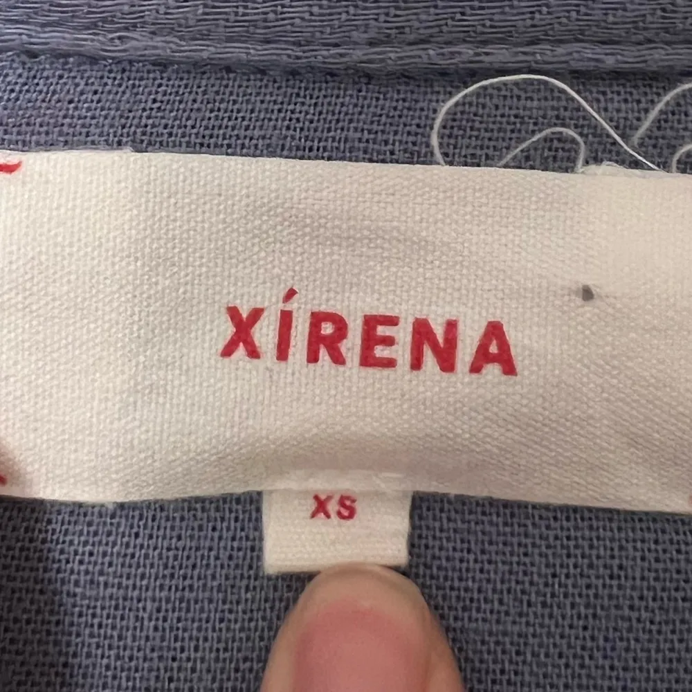 Xirena Jaymes Cotton Utility Jumpsuit Blue Size XS - Image 6