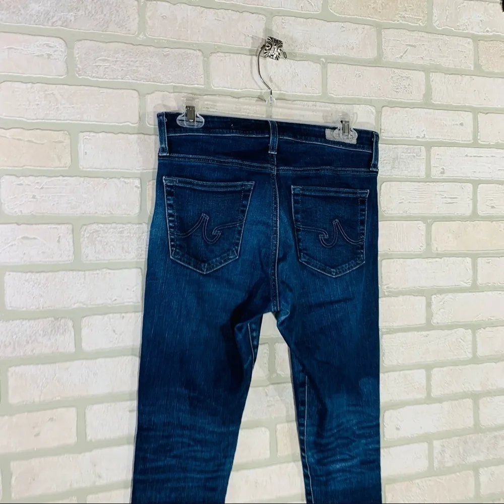Ag Adriano Goldschmied The Farrah High Rise Skinny Crop Jeans w/ Raw Hem… - Image 11