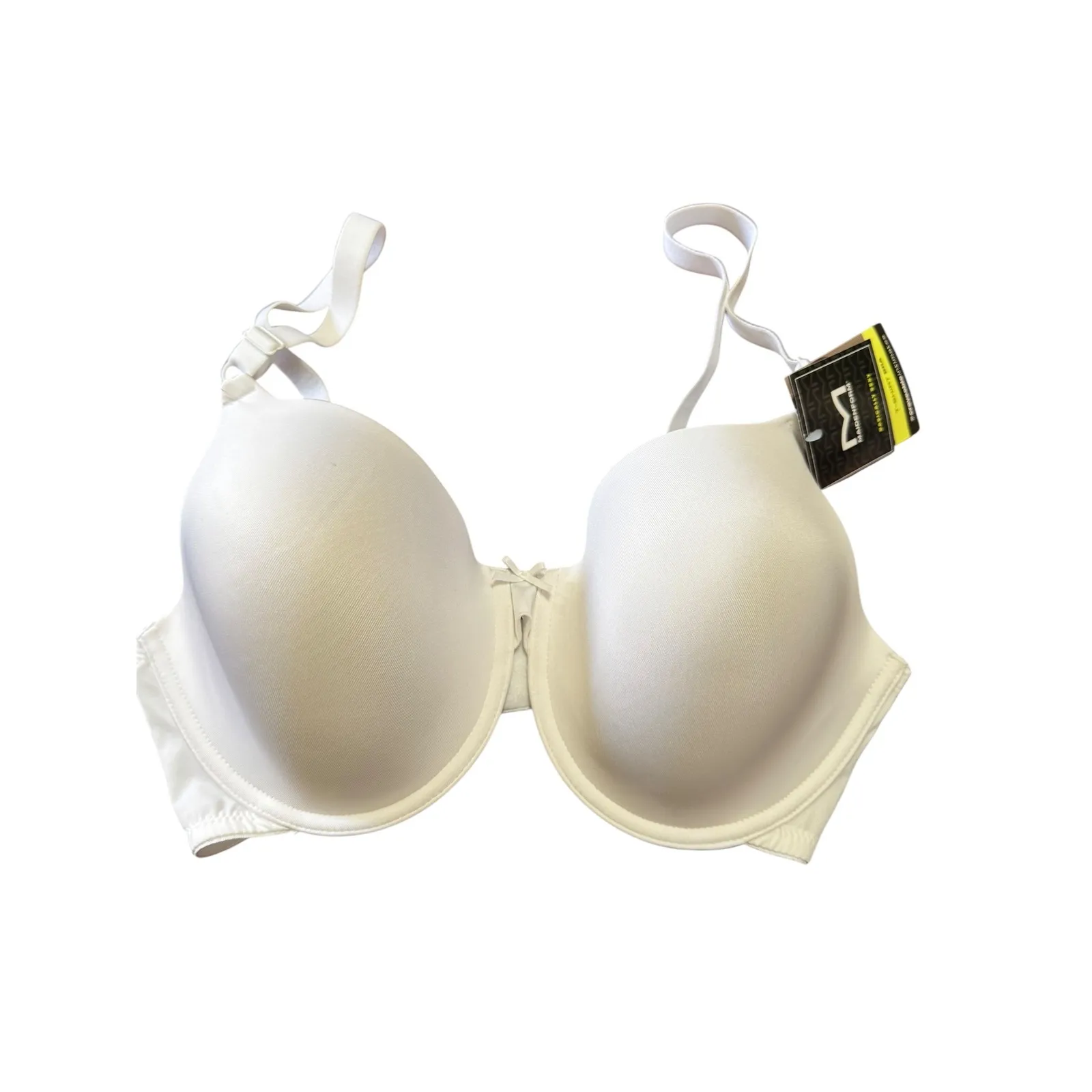 Maidenform Basically Sexy T-Shirt Bra White‎ 38DD Underwire Full Coverage - Image 6