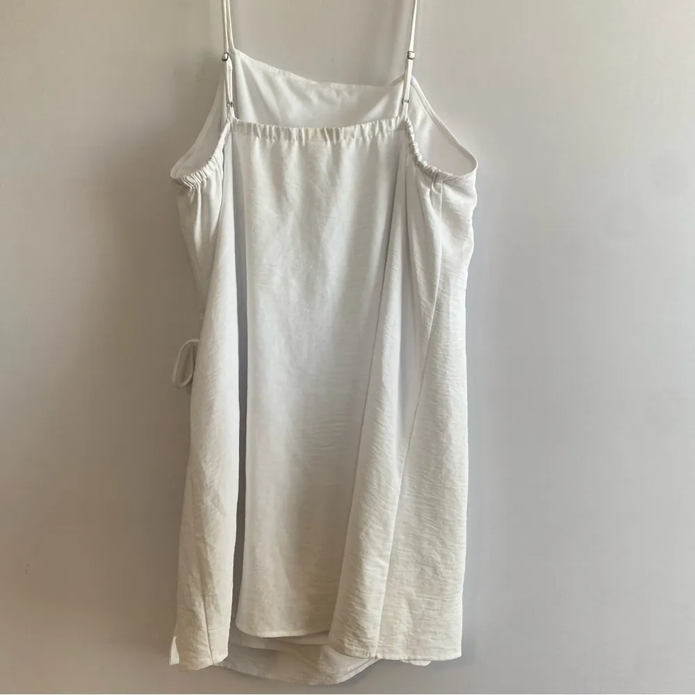 BP White Sleeveless Spaghetti Strap Slip Dress‎ - Image 5