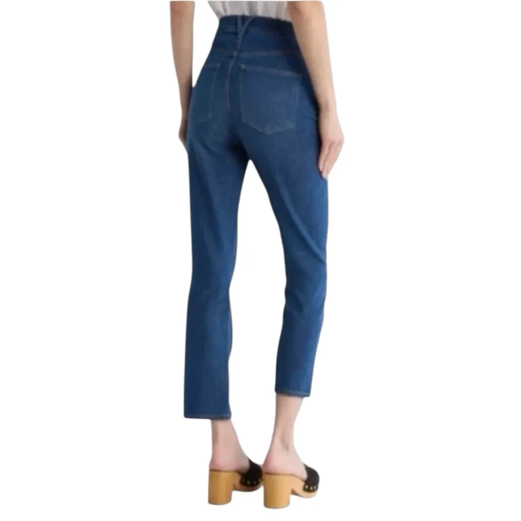 Veronica Beard Carly High Waist Kick Flare Jeans Cornflower Blue 28 - Image 2
