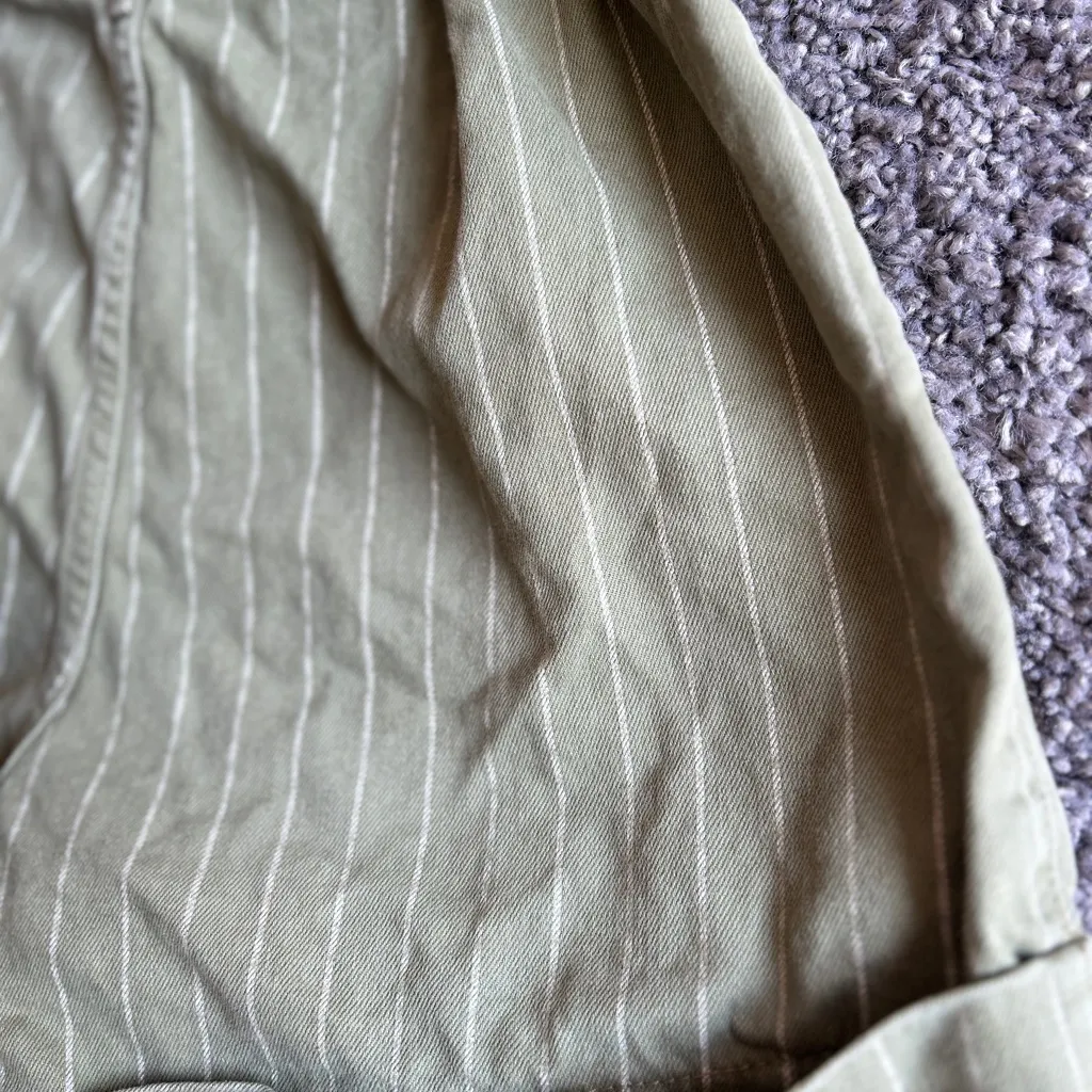 Topshop Sage Green High Waist Women's Shorts size 6 - Image 3