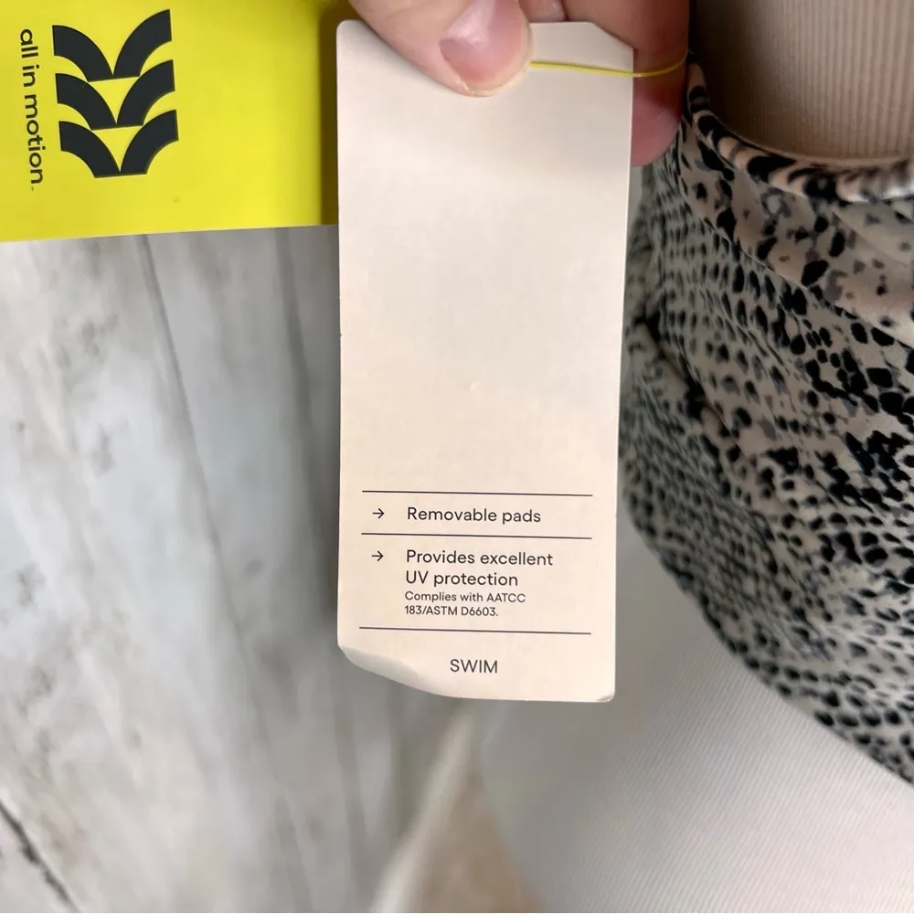 All in Motion Snakeskin Print Bikini Top - Image 6