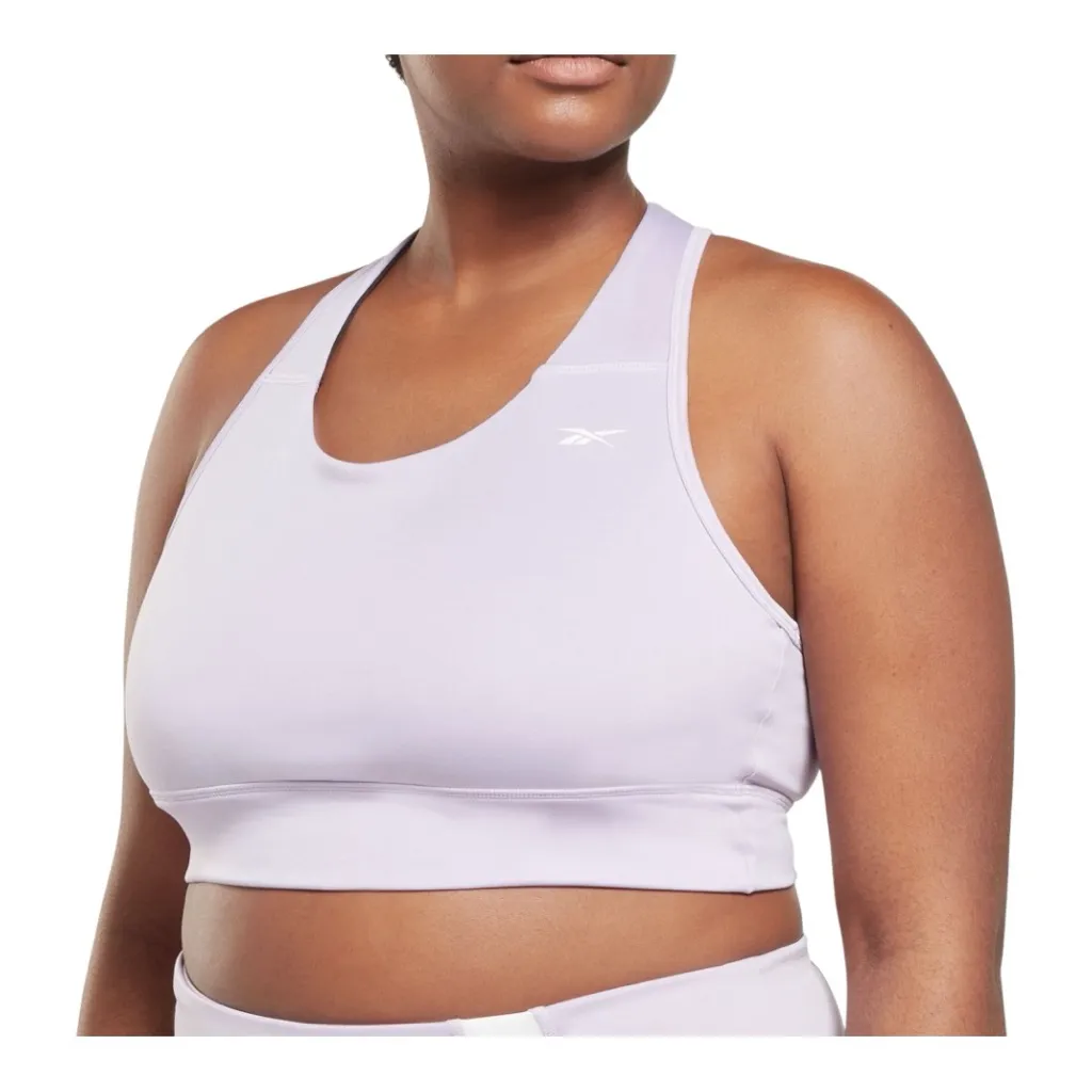 New Reebok Running Women’s Essentials High-Impact Sports Bra Purple 3X - Image 2
