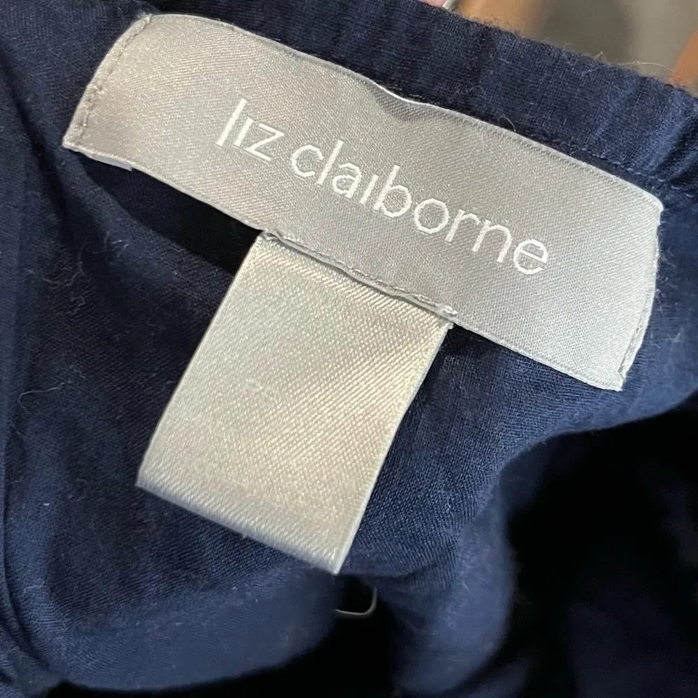 Liz Claiborne Petite Blue Hawaiian Printed Knee Length Skirt 6P - Image 4