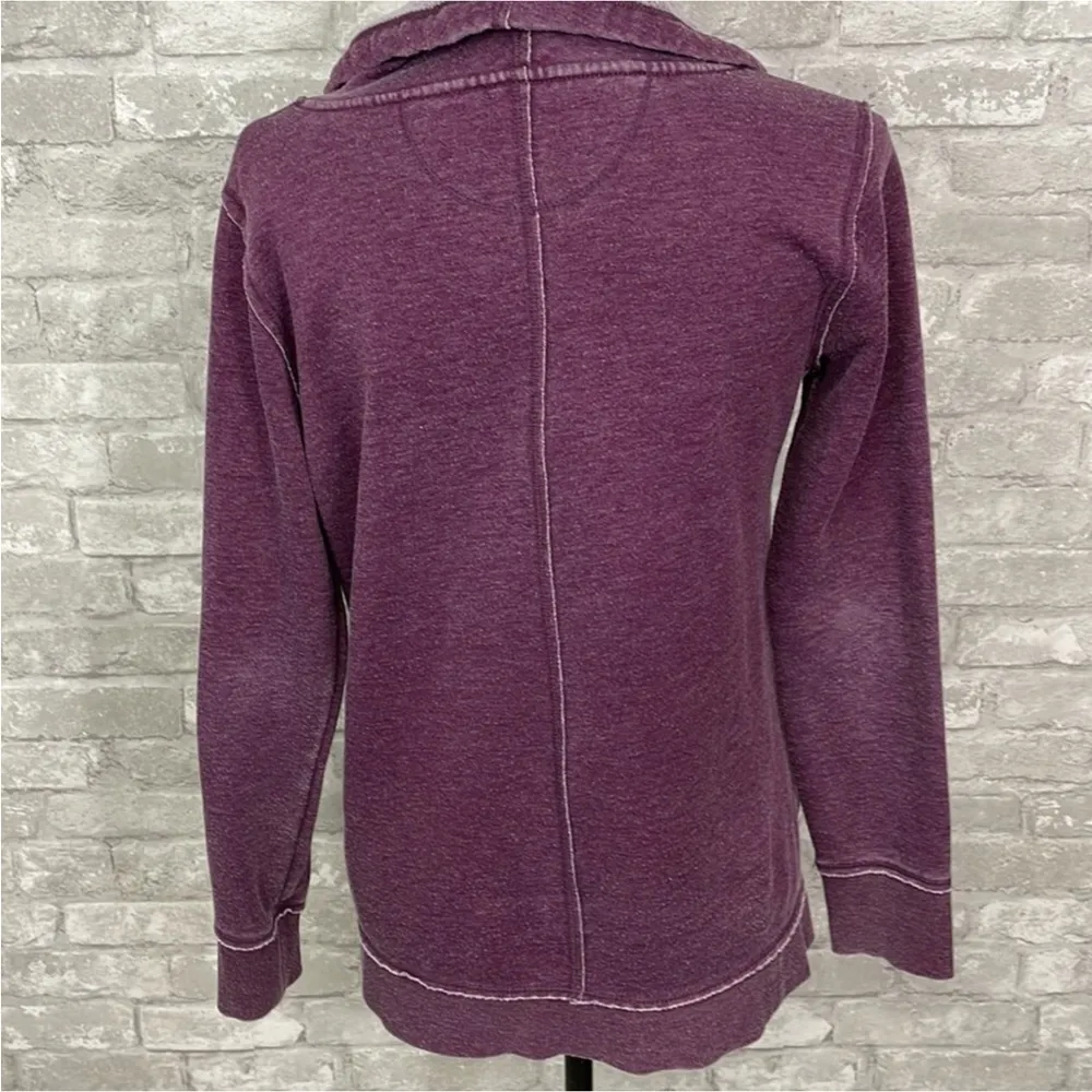 Calvin Klein Purple Cowlneck Sweatshirt - Image 3