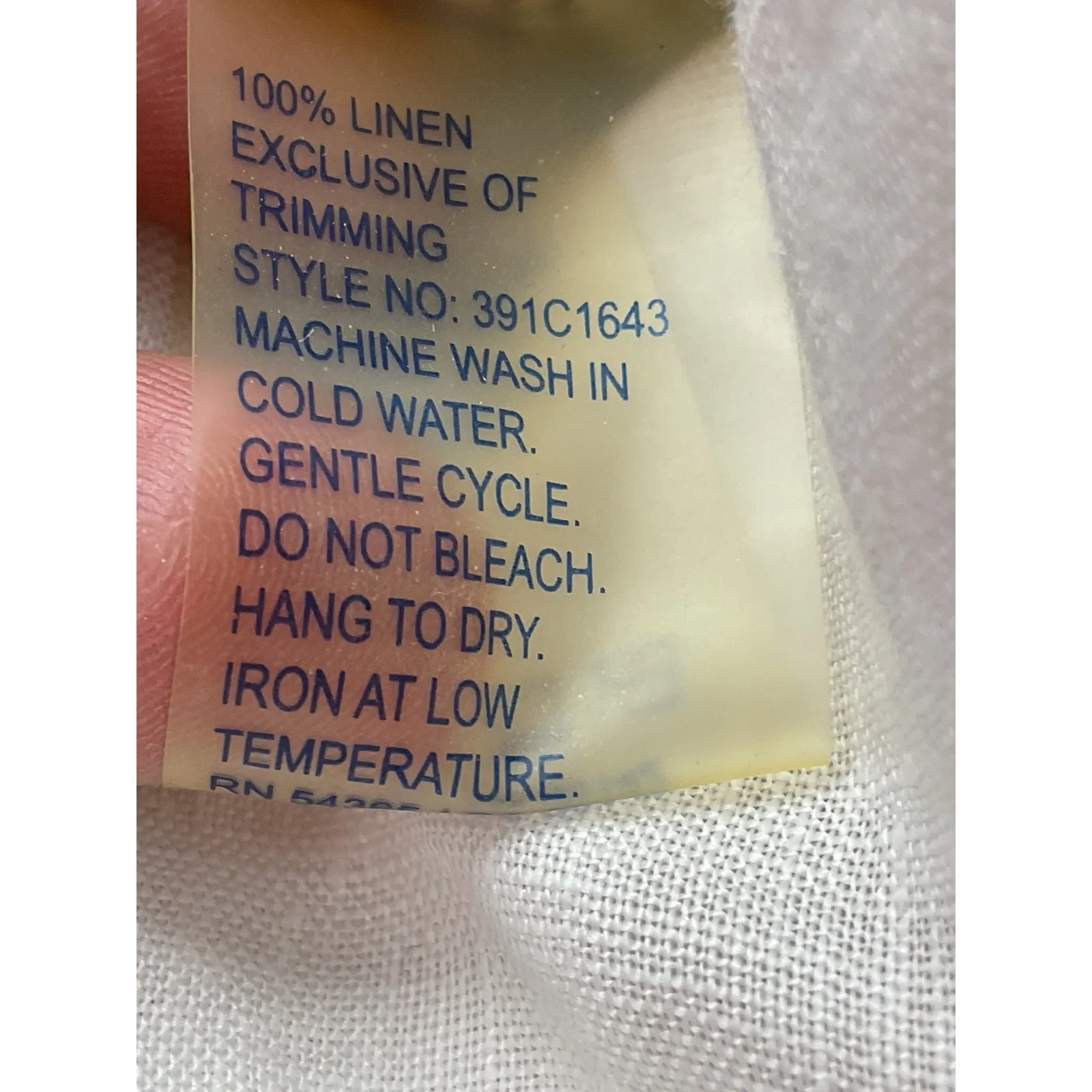 Peter Nygard  White Linen Embroidered Tunic - Image 11