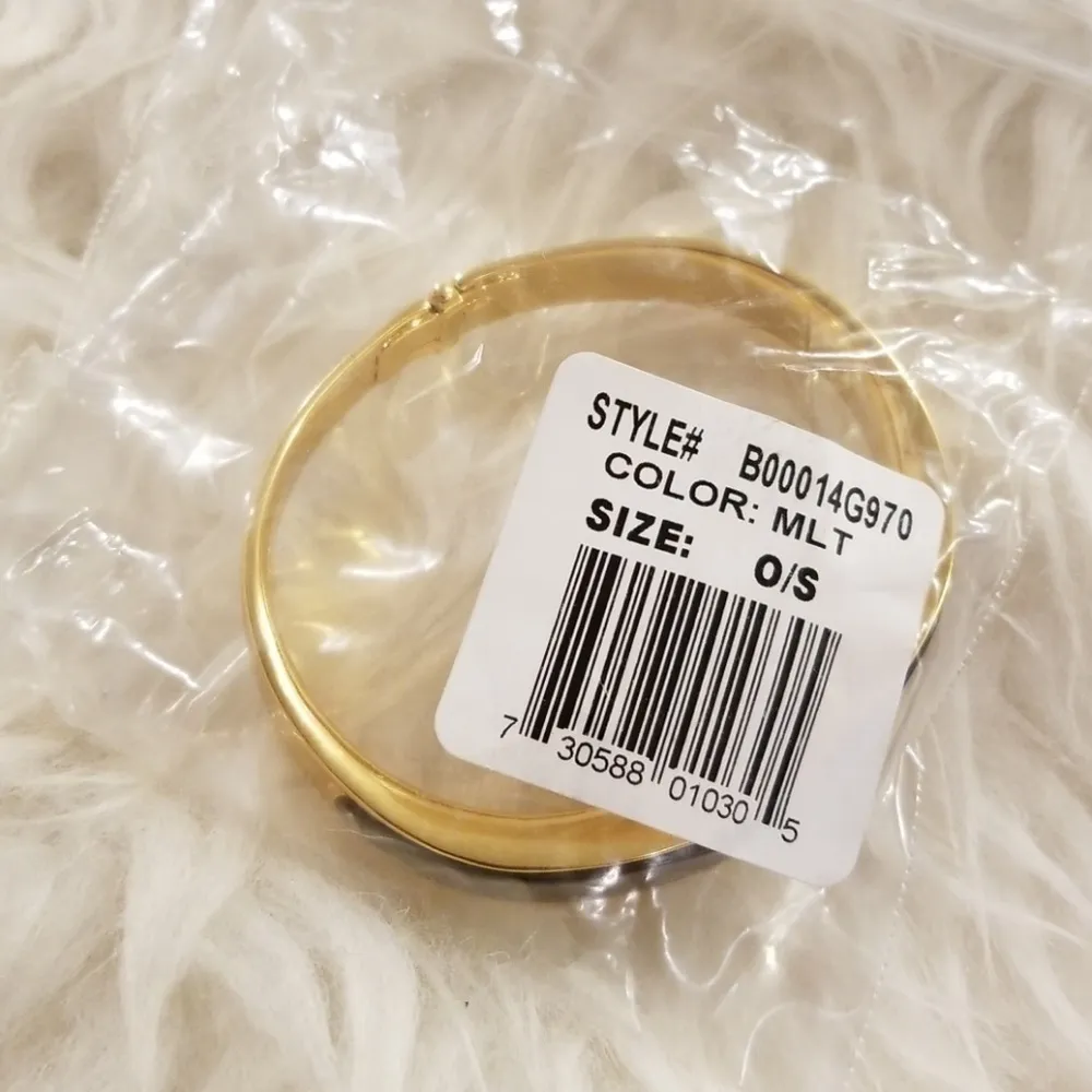 💕TRINA TURK💕 Black Tortoise Hinge Bracelet - Image 8