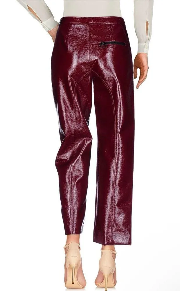 Self-Portrait Faux Leather Pants size US 2 - Image 2