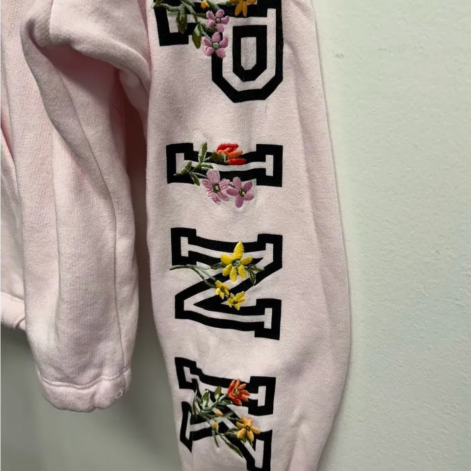 PINK Victoria's Secret Light Pink Hoodie - Image 3
