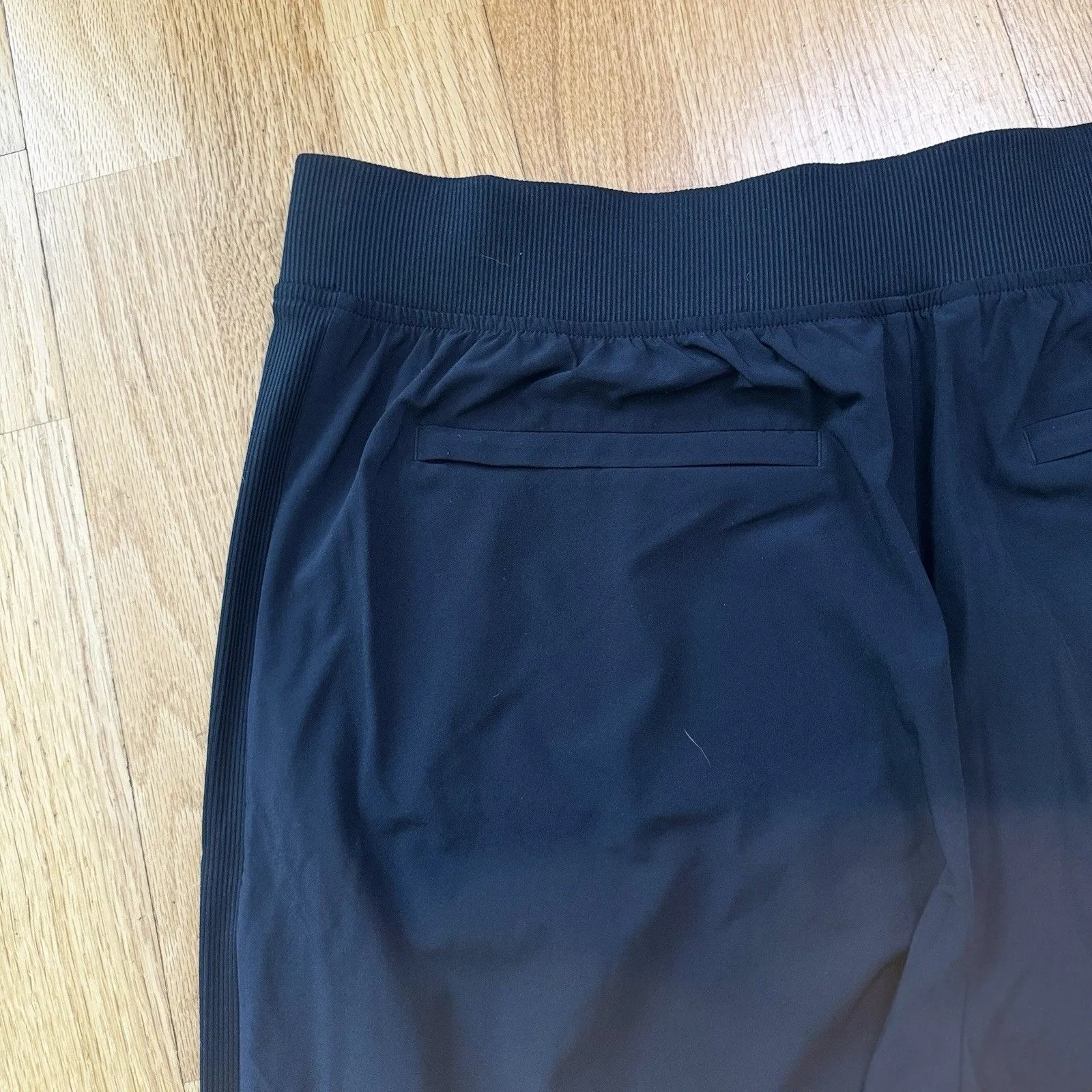 Athleta Brooklyn Mid Rise Ankle Pant Black 16 Stretch Preppy Work Travel Ribbed - Image 15