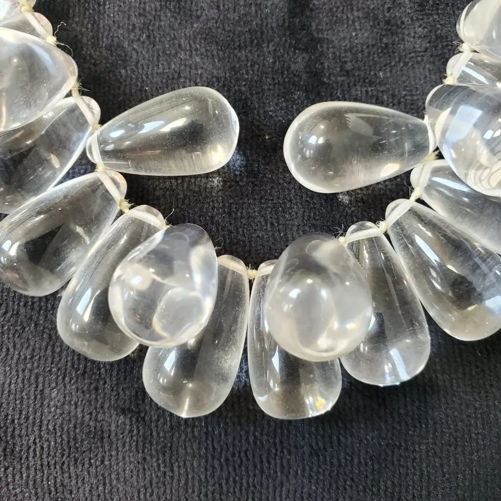 J.Crew Women's Crystal Beads Collar Necklace Fashion Jewelry Necklace White - Image 6