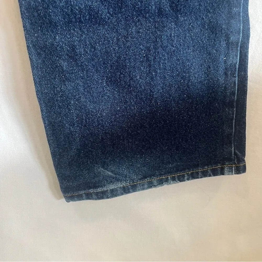 Express Jeans Flare High Rise Womens Size 5/6 Dark Wash Classic Casual Simple - Image 7