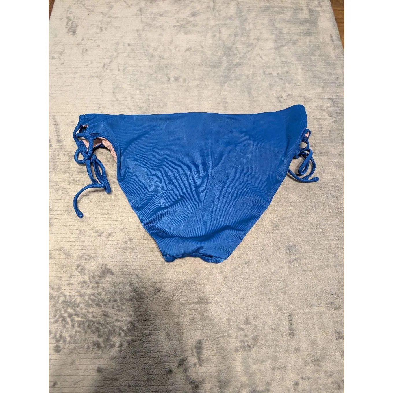 💚 ALYNED TOGETHER Women's Classic Lace Up Bikini The Shana Blue L Size L - Image 3