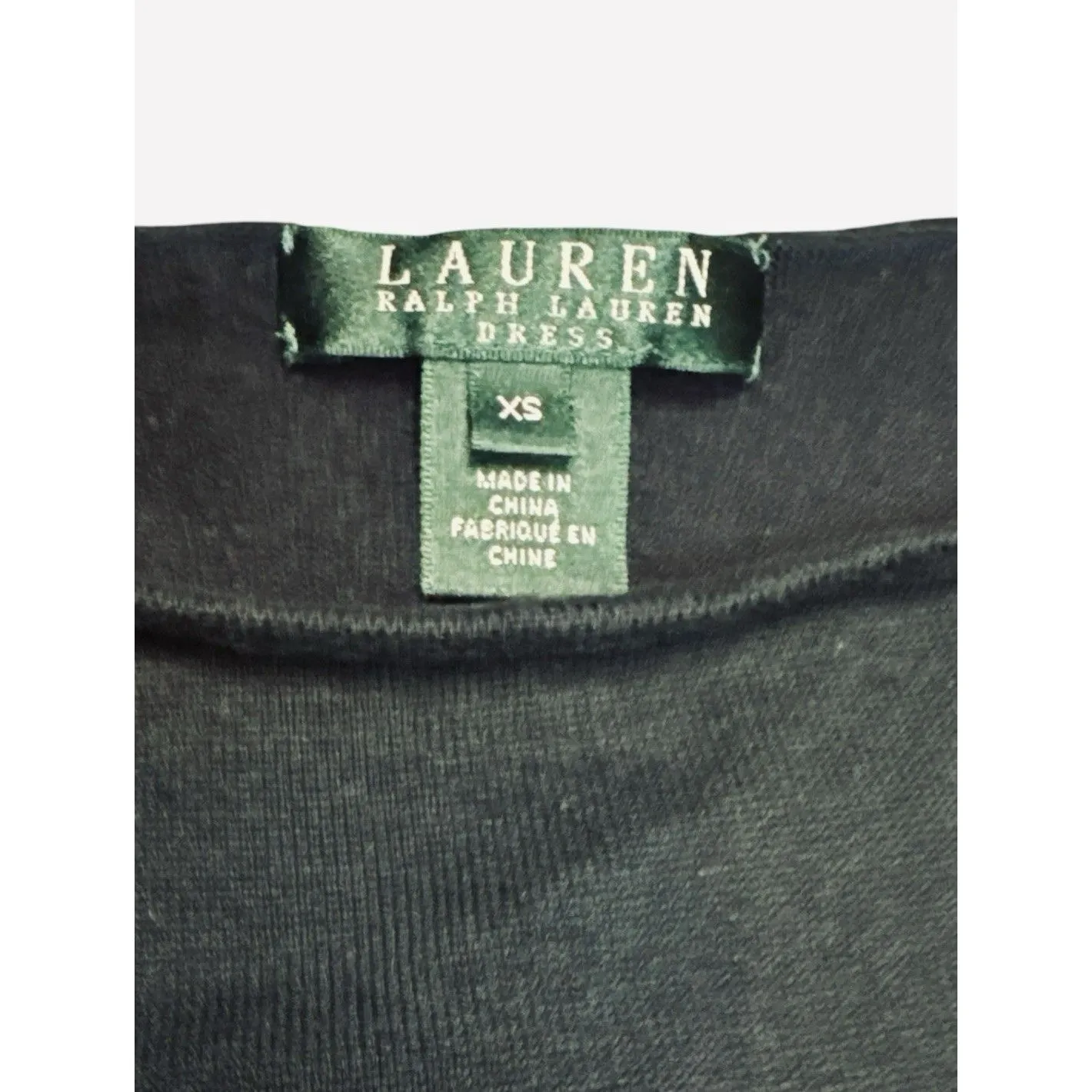 Lauren Ralph Lauren Sweater Dress Black‎ Red Buffalo Plaid XS Preppy Designer - Image 2