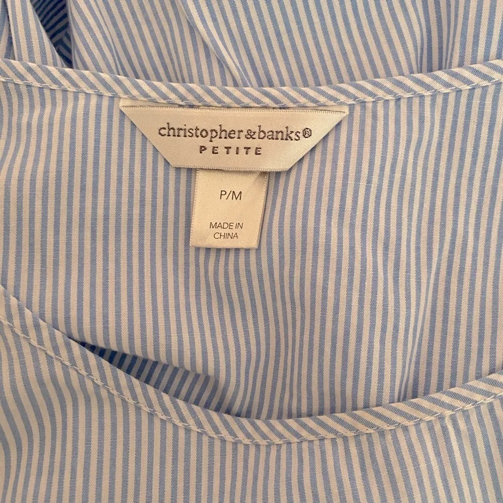 Christopher & Banks Striped Blouse- Excellent condition - Image 2