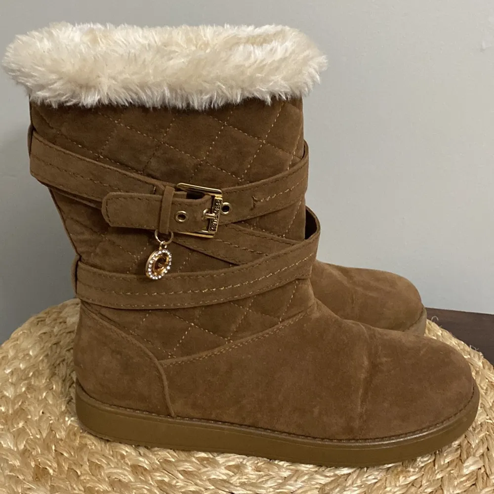 G by Guess brown suede boots size 7.5 - Image 2