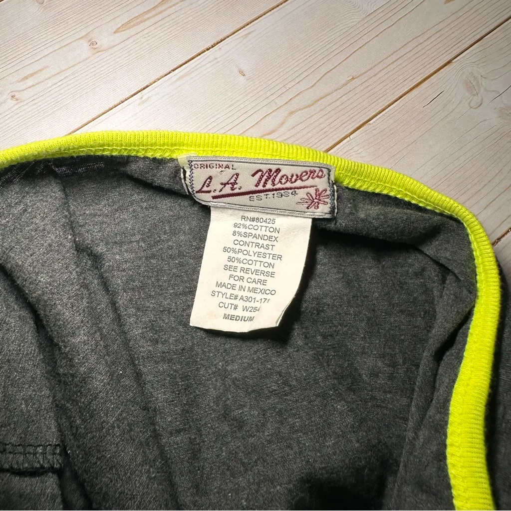 Women's Charcoal and Yellow Bodysuit Black Size M - Image 3