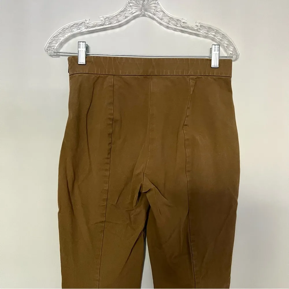 Everlane Dark Tan Brown Straight Leg Pants Slacks Size 4 - Image 3