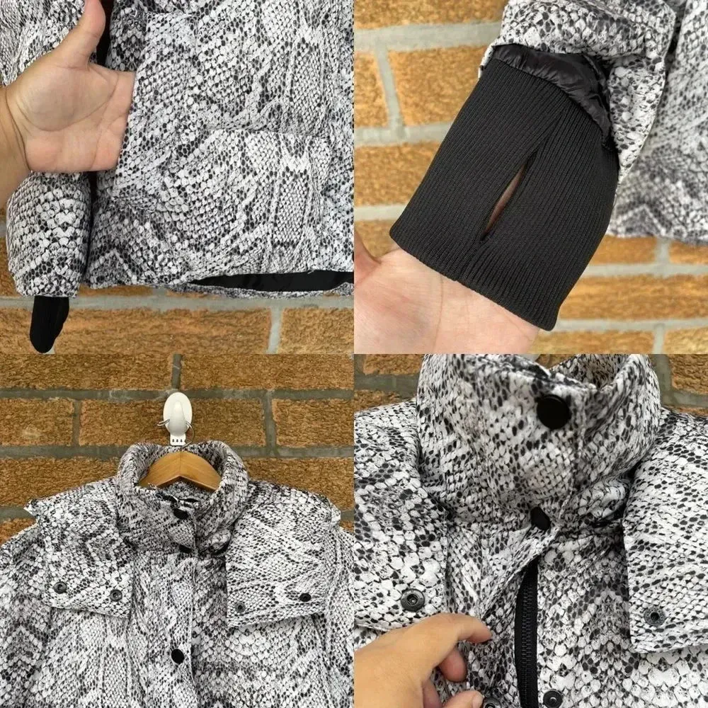 Varley Highland Puff Jacket Contrast Snake XS - Image 11