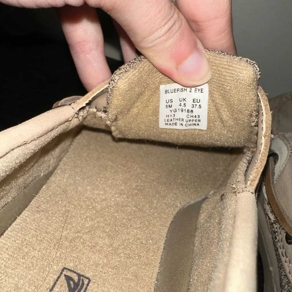 Sperry Tan Top-Sider Bluefish 2 Eye Loafers size 5M - Image 4