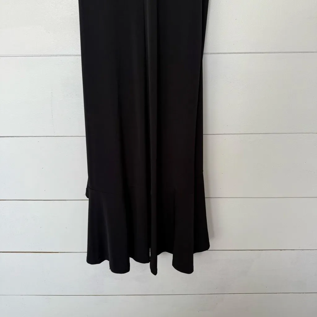 Kensie Women’s Small Black Faux Wrap Dress Stretchy - Image 6