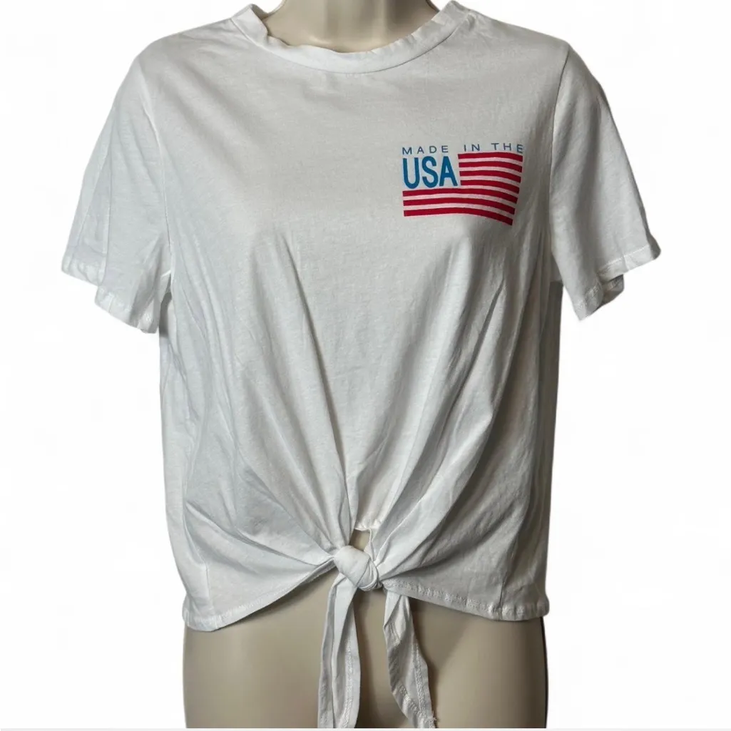 Front Tie “Made in the‎ USA” Tee - Image 3