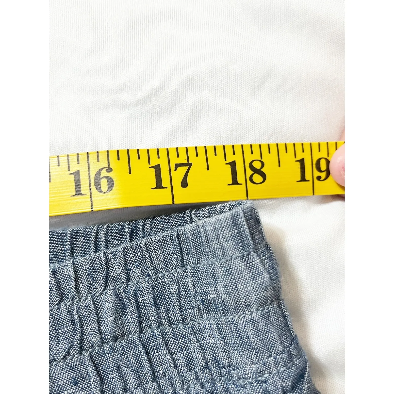 L.L. Bean Womens 100% Linen Breezy Pull On Utility Wide Leg Pants Size 18 Tall Blue - Image 12