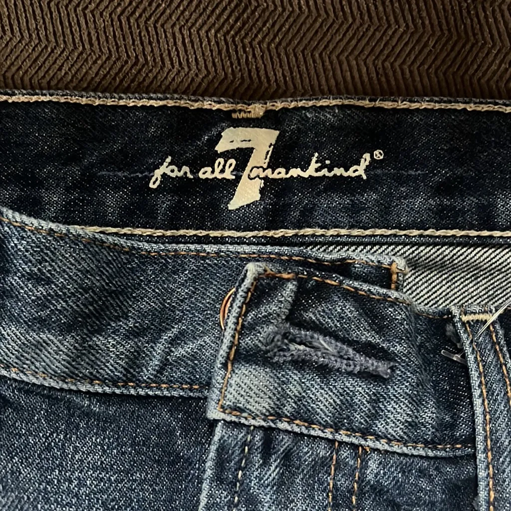 7 for all mankind denim shorts - Image 2