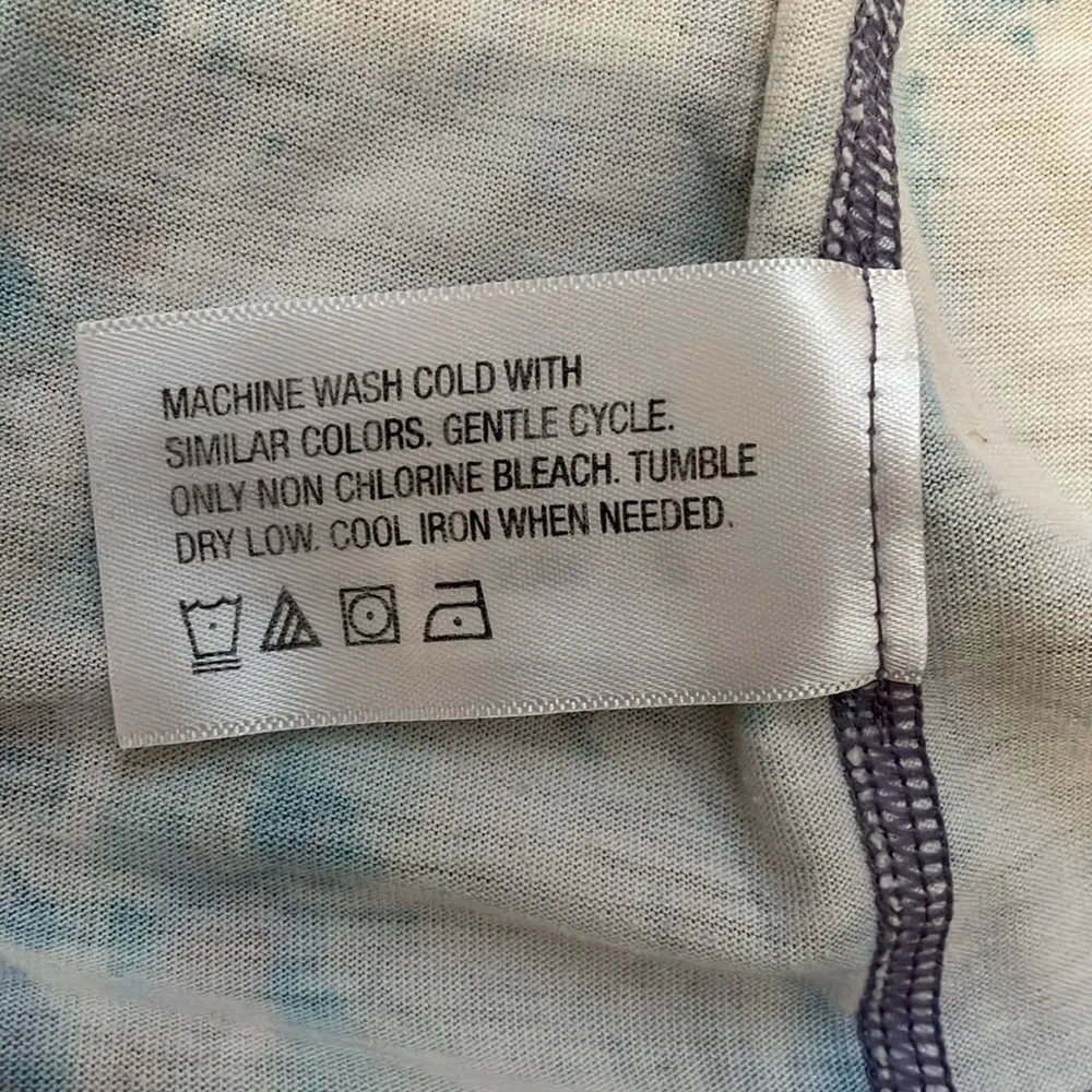 Orvis teal/ cream floral pattern 1/4 zip pullover sz S - Image 7