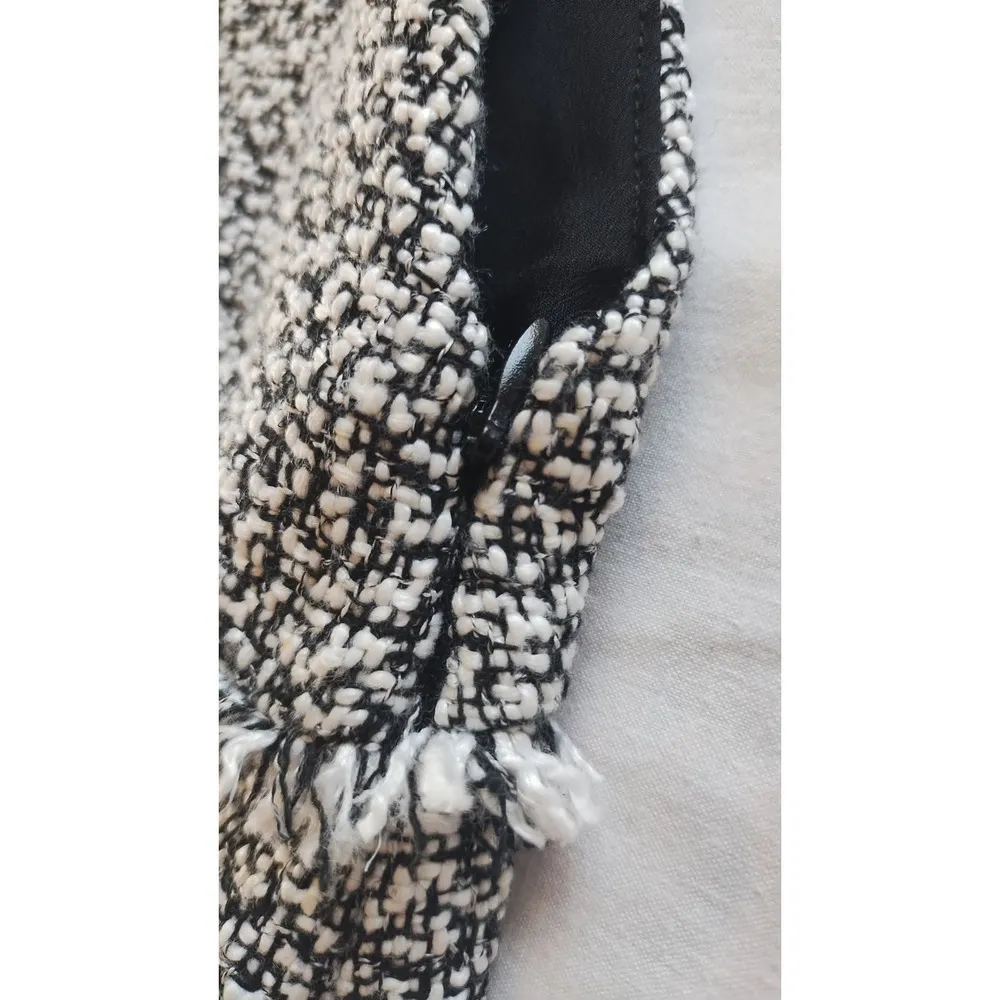 Forever 21 Dress Women small Gray Tweed Pinafore Sleeveless mini dress - Image 13