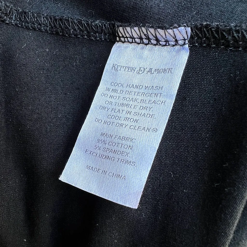 Kitten D’Amour Follies Singlet Camisole in Black Size L - Image 7