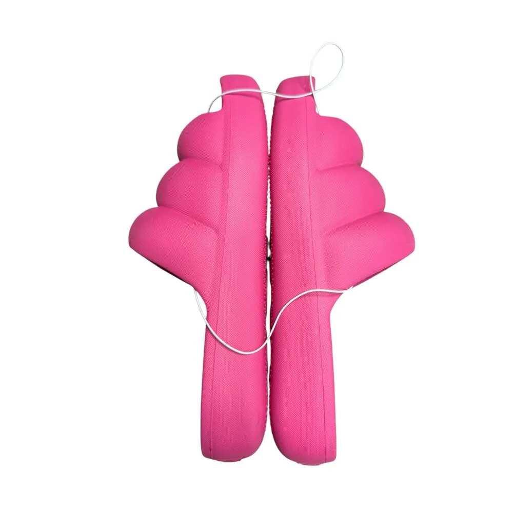 Totes Puffy Platform Slide Sandals Women 6 Magenta Pink Waterproof Pool Beach - Image 5