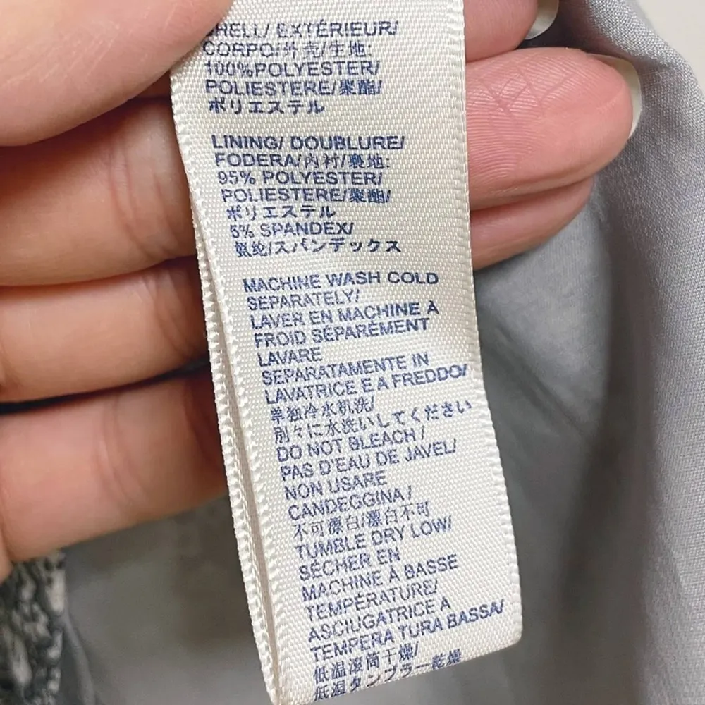 Rebecca Minkoff Steph Slate Gray Floral Romper - Image 12