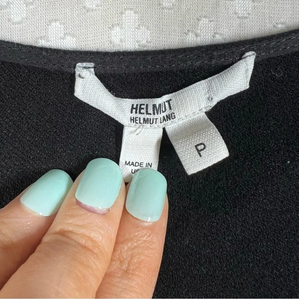 Helmut Lang Black Long Sleeve Knit Bodycon‎ Dress - Image 2