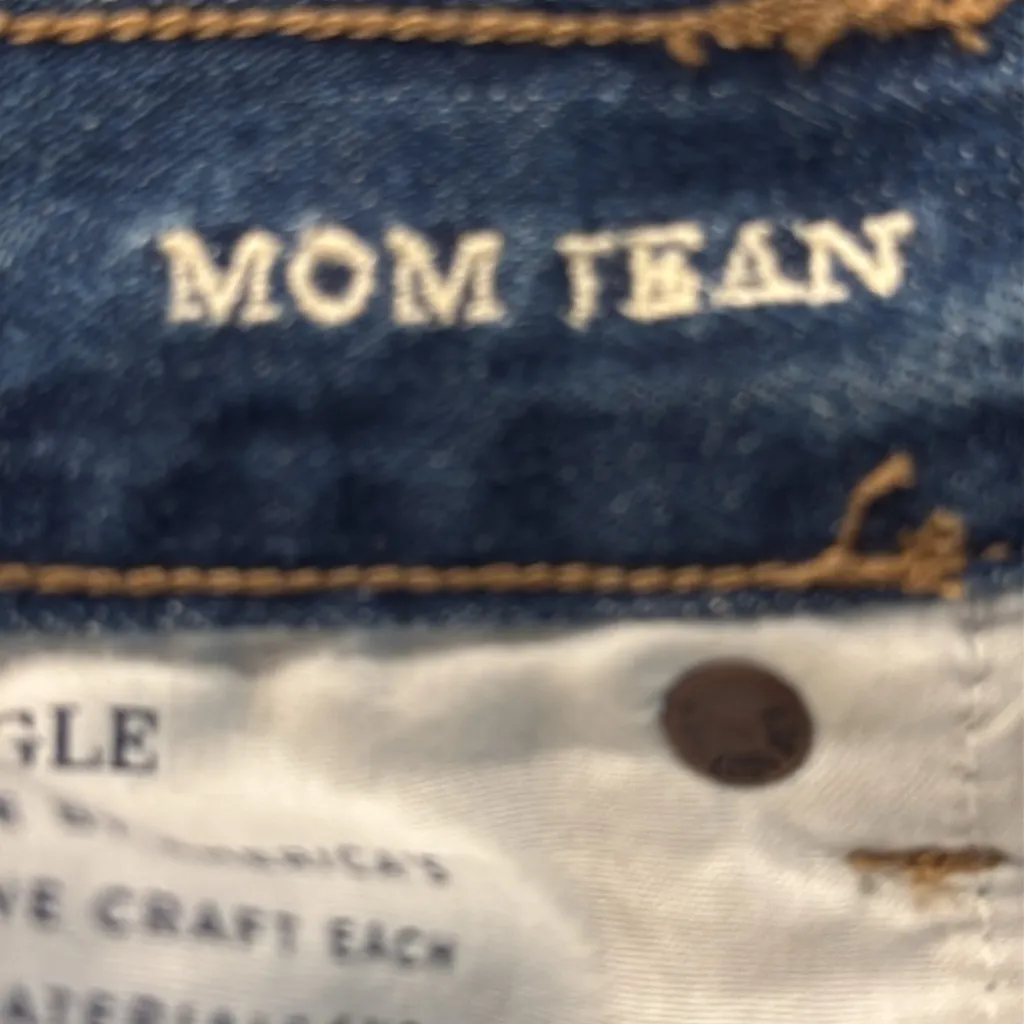 American Eagle outfitters mom jeans size 14 x-long . - Image 8