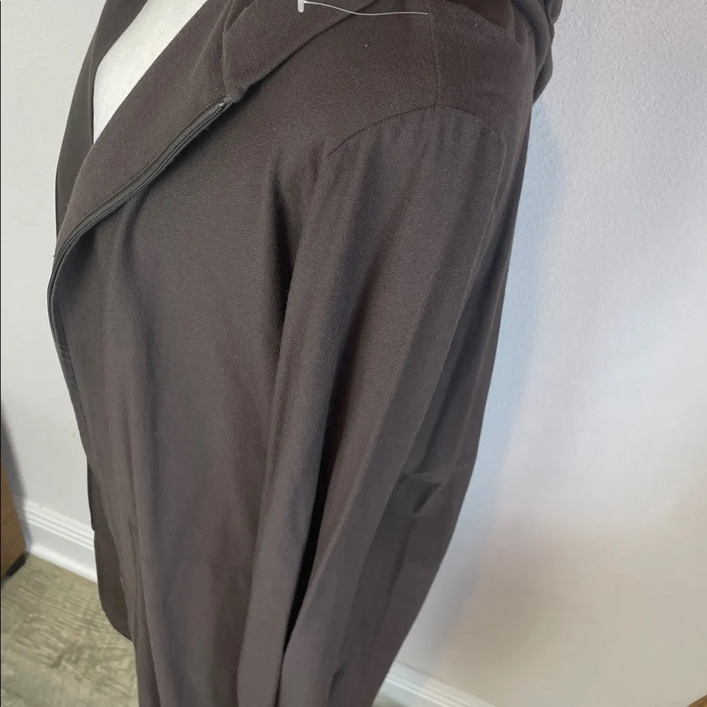 Retail $280 Eileen Fisher Womens Light Weight Zip Up Jacket - Image 5