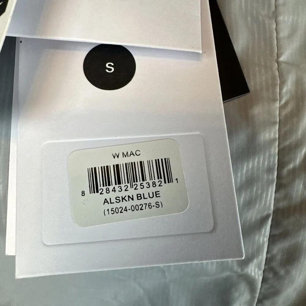 Herschel Supply Co. Womens Mac Coat Size M Rain Trench Alaskan Blue - Image 13